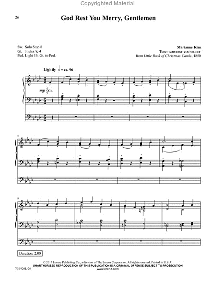 The Heart and Soul of Christmas Organ Solo scores gallery preview page 15