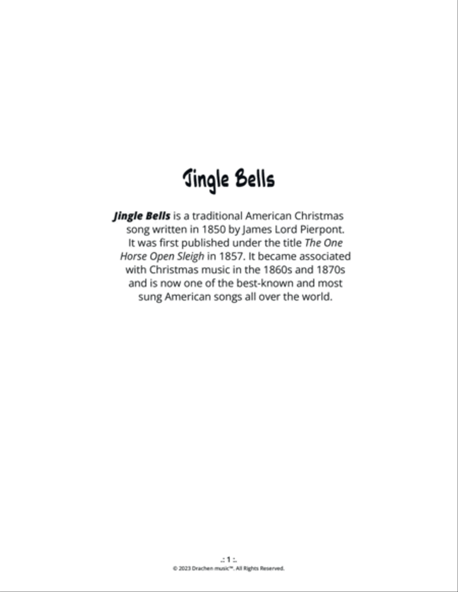 Jingle Bells Soprano Recorder scores gallery preview page 3