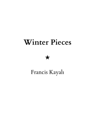 Book cover for Winter Pieces - Piano Solo