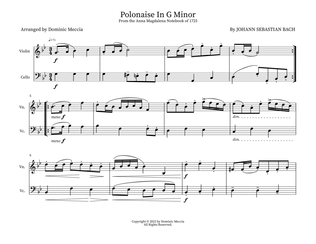 Book cover for Polonaise In G Minor