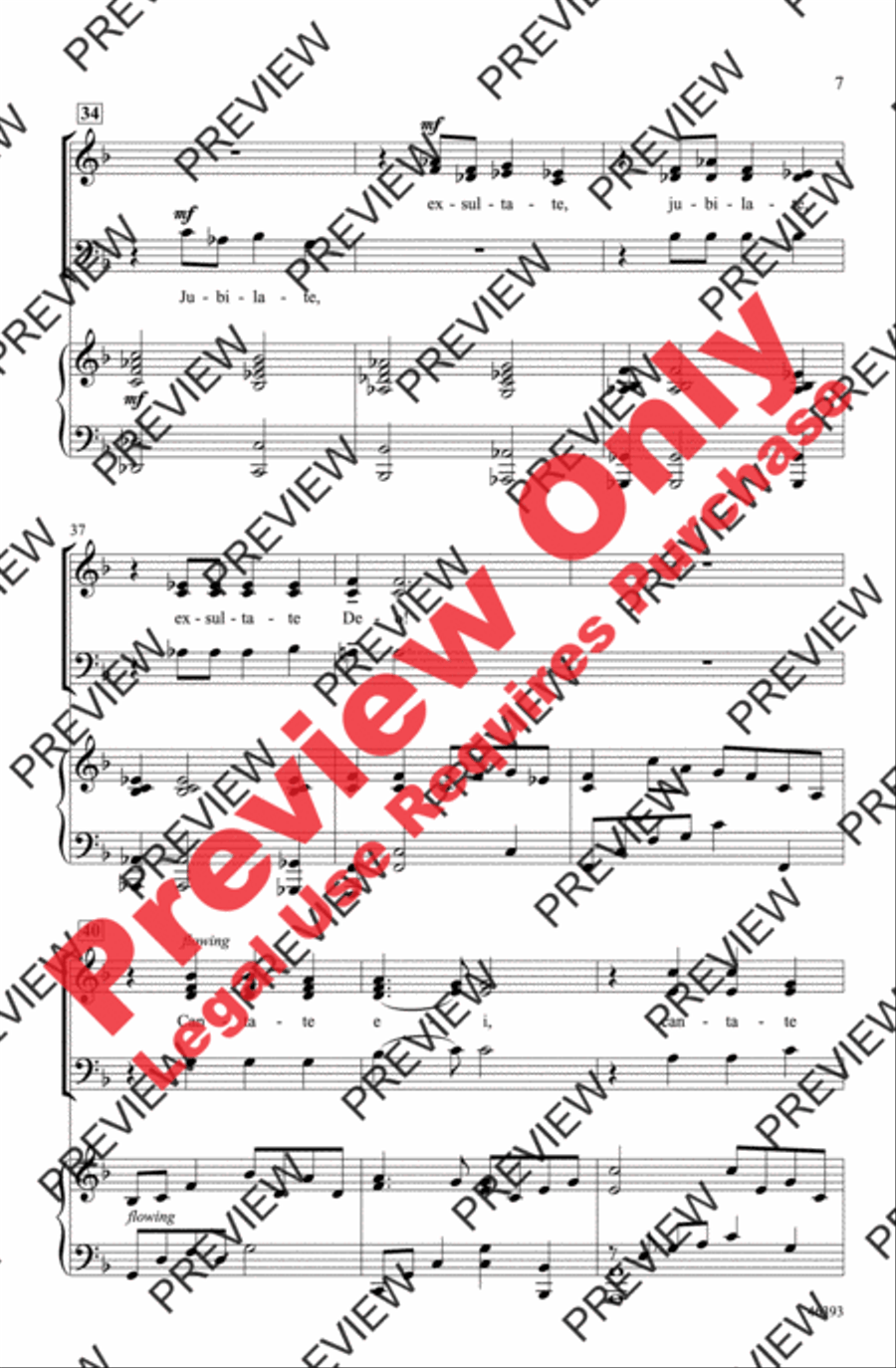 Jubilate, Exsultate! 3-Part scores gallery preview page 6