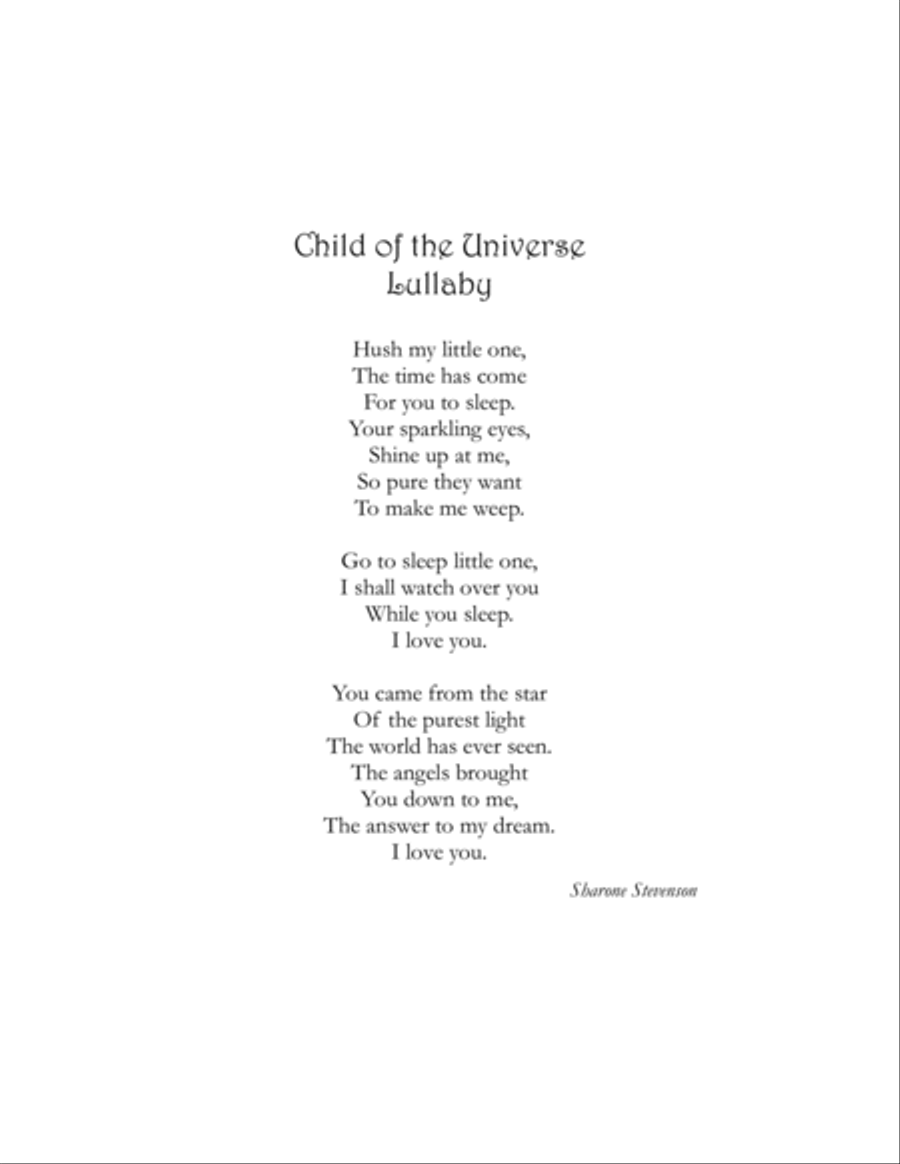 Child of the Universe Child of the Universe Celtic Harp scores gallery preview page 6