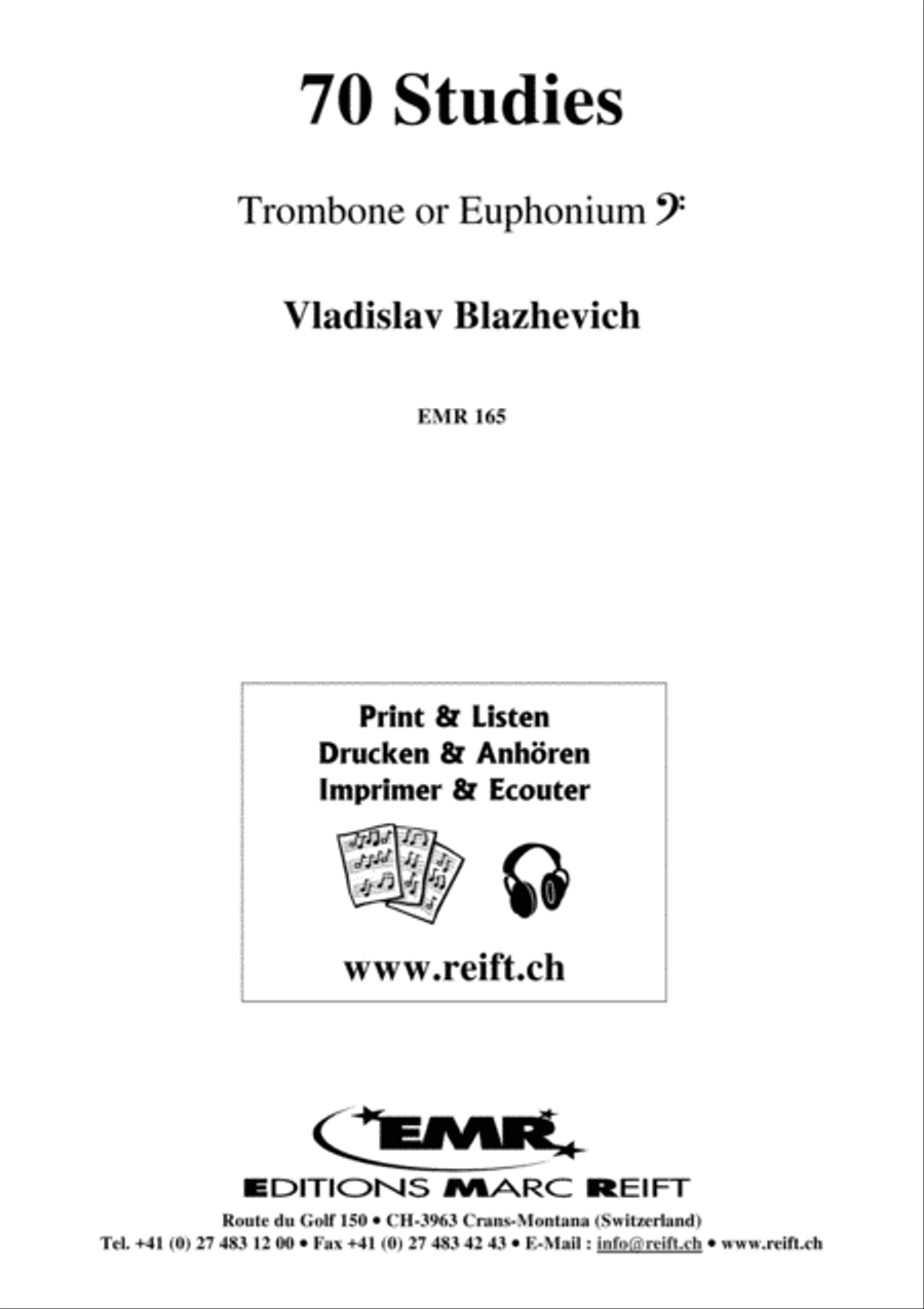 70 Studies Euphonium scores gallery preview page 2