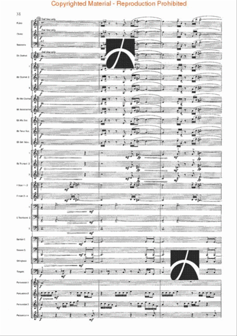 Spartacus Spartacus Concert Band scores gallery preview page 39
