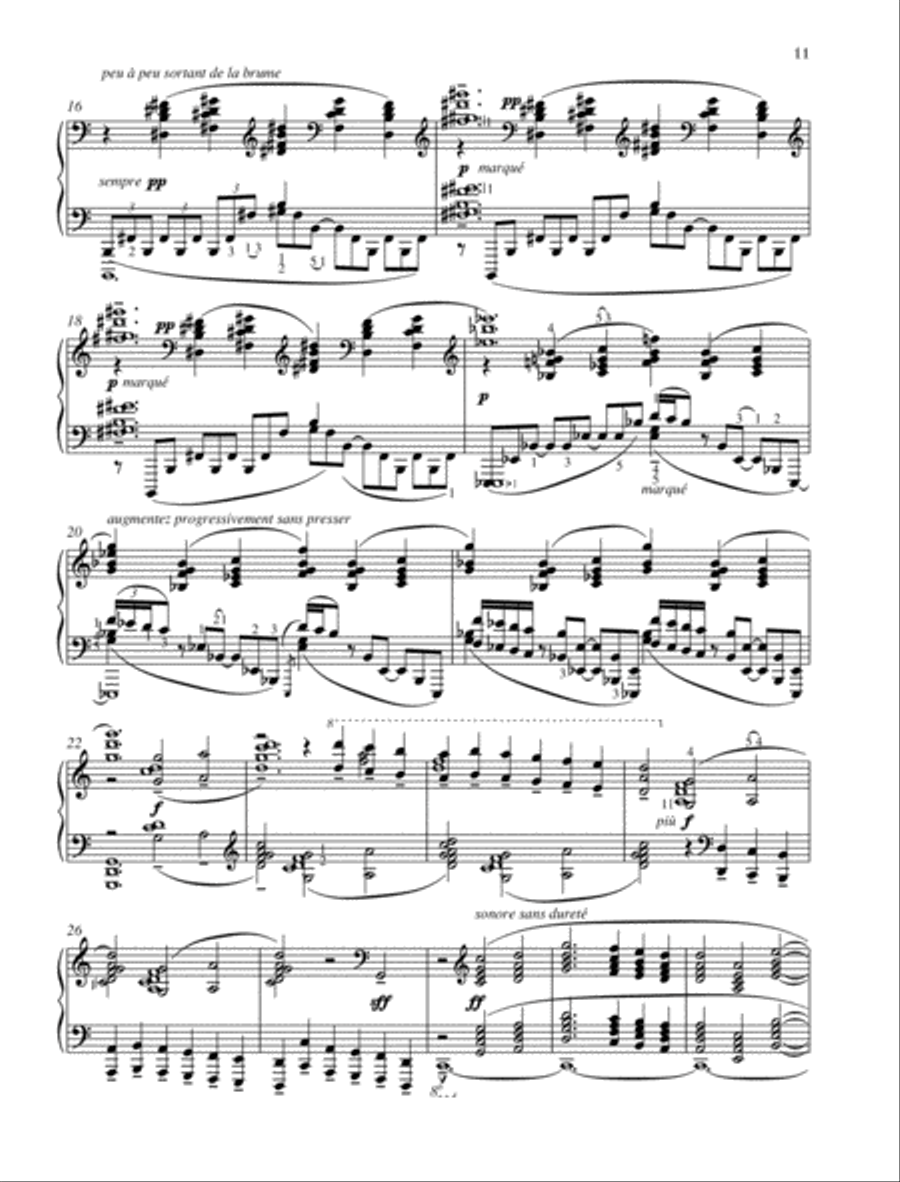 La Cathédrale engloutie Piano Solo scores gallery preview page 2