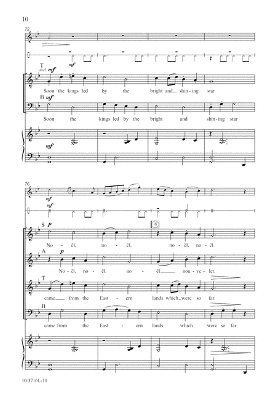 Noël Nouvelet Noël Nouvelet SSATB scores gallery preview page 11