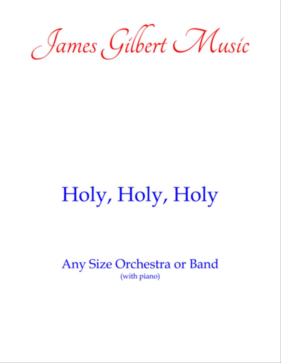 Holy, Holy, Holy (Any Size Church Orchestra Series) Small Ensemble scores gallery preview page 1