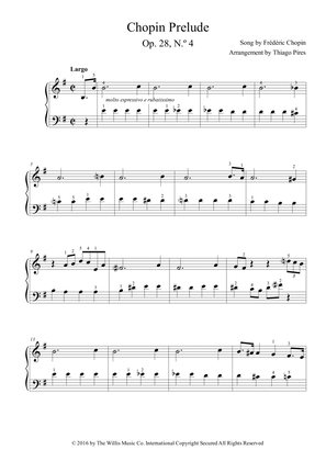 Prelude In E Minor, Op. 28, No. 4