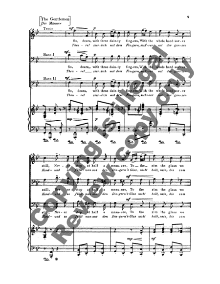 Chorus of Homage (Tafellied), Op.93b