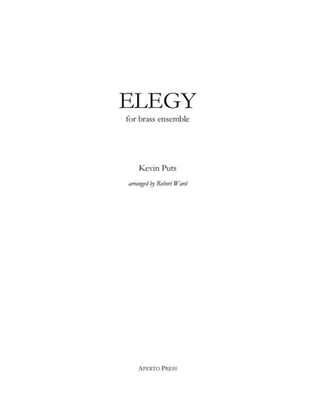 Elegy (score and parts)