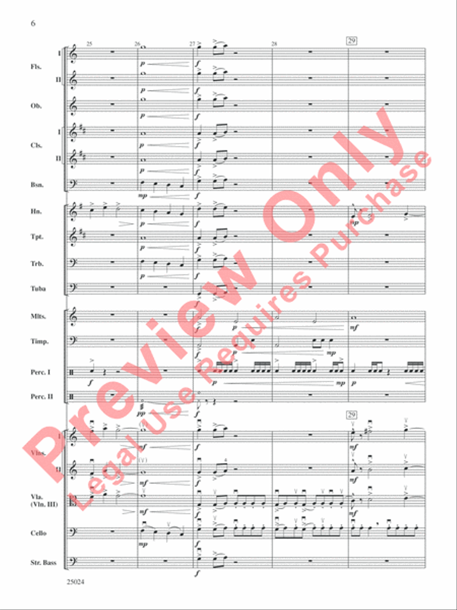 Symphonic Statement Full Orchestra scores gallery preview page 8