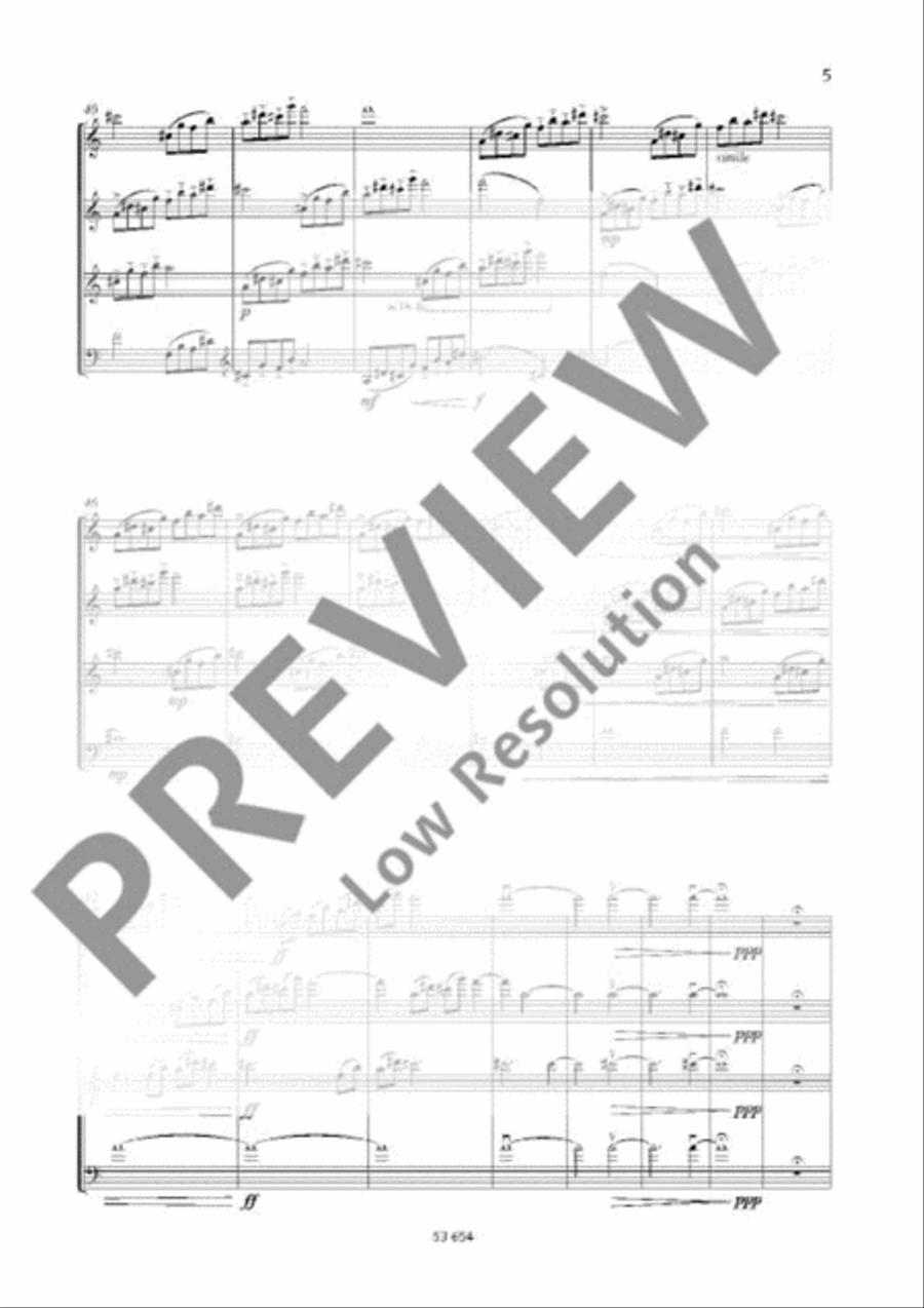 Patchwork String Quartet scores gallery preview page 4