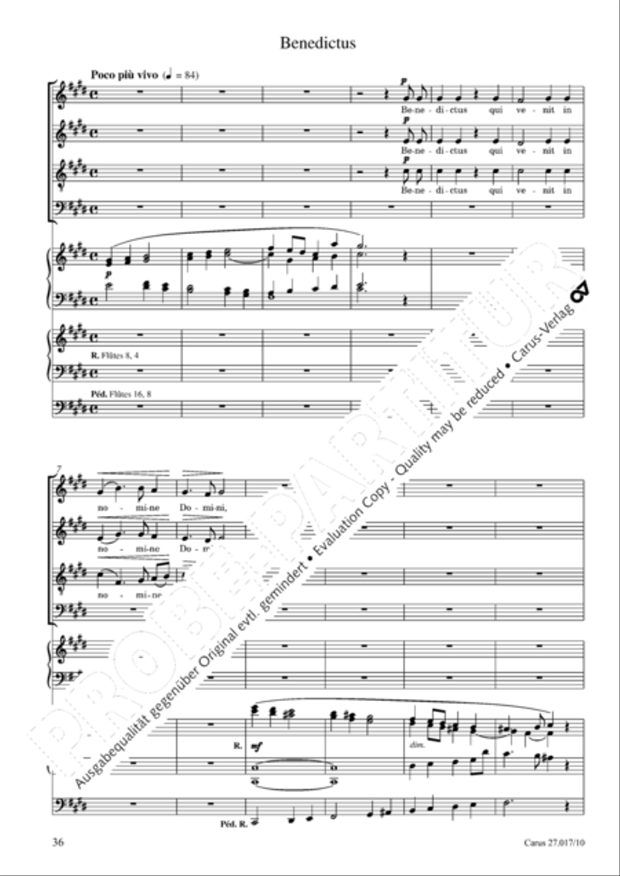 Messe solennelle en ut diese mineur 4-Part scores gallery preview page 37
