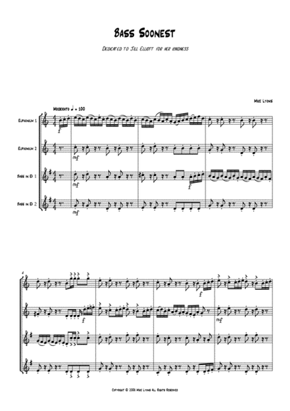 Bass Soonest (Low brass quartet) image number null