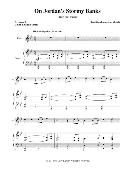 GOSPEL HYMNS Set 1 & 2 (Duets - Flute and Piano with Parts) image number null