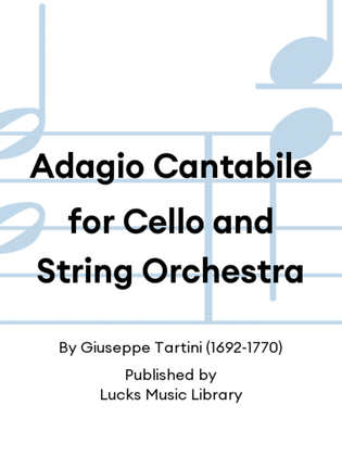 Adagio Cantabile for Cello and String Orchestra