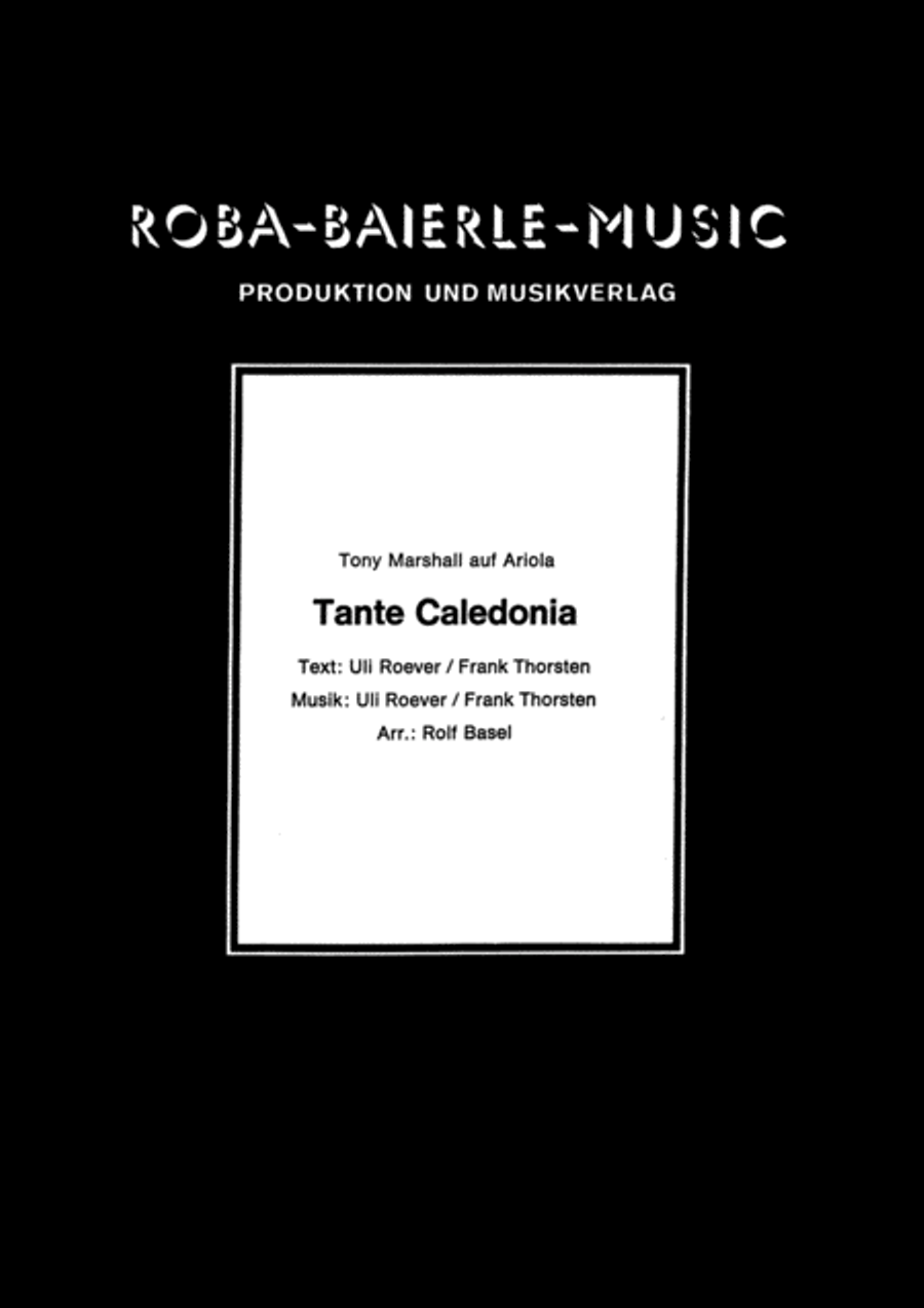 Tante Caledonia Tante Caledonia Tenor Saxophone scores gallery preview page 1