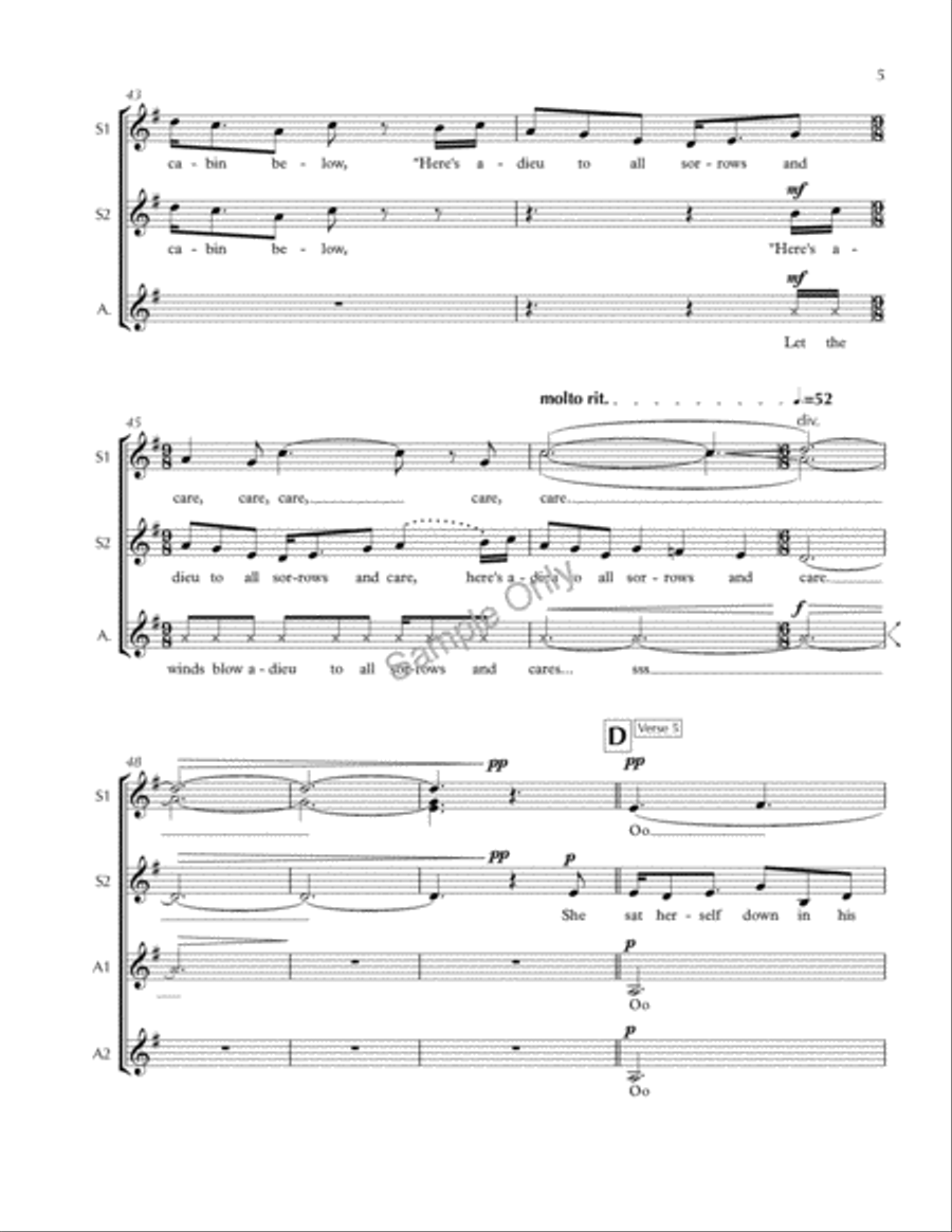 The Maid On The Shore The Maid On The Shore SSAA scores gallery preview page 5
