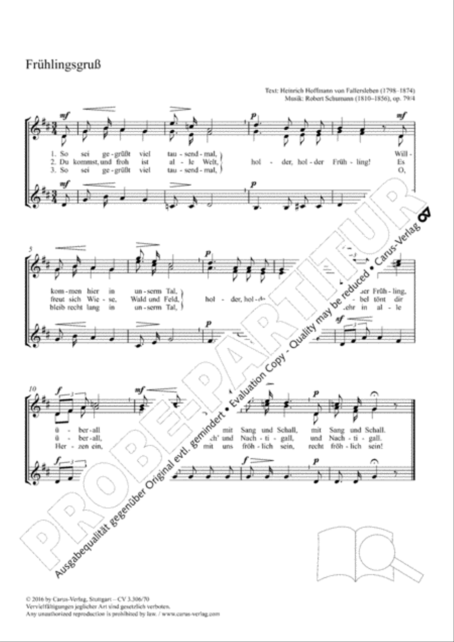 Fruhlingsgru! SSA scores gallery preview page 2