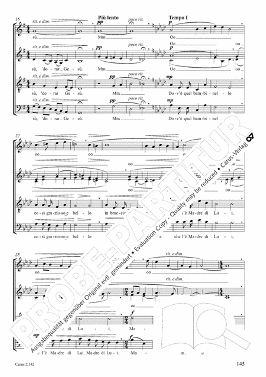Christmas Carols of the World. Choral collection 4-Part scores gallery preview page 119