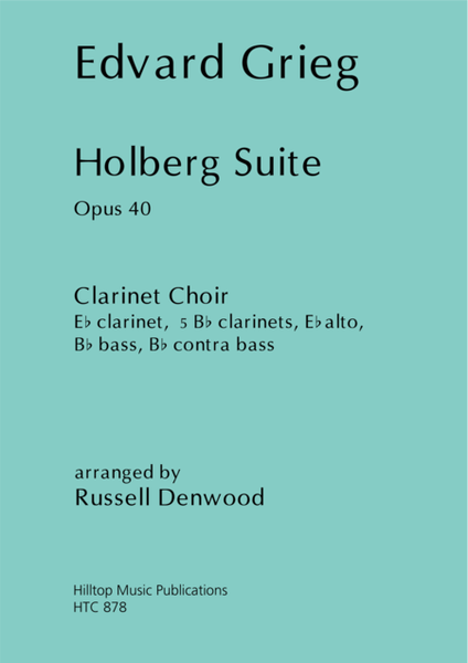 Holberg Suite arr. Clarinet Choir image number null