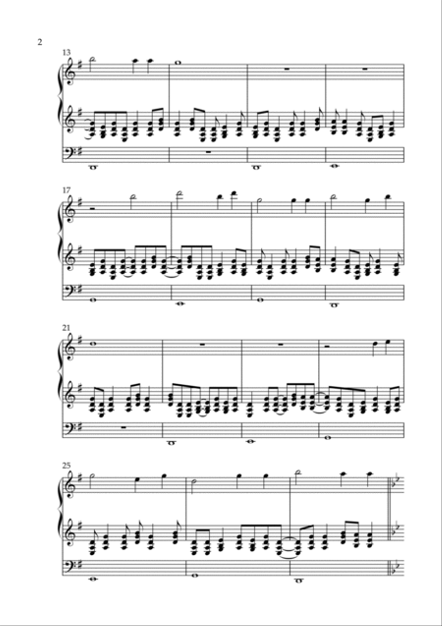 Meditation on Foundation, Op. 265 (Organ Solo) by Vidas Pinkevicius Organ Solo scores gallery preview page 2