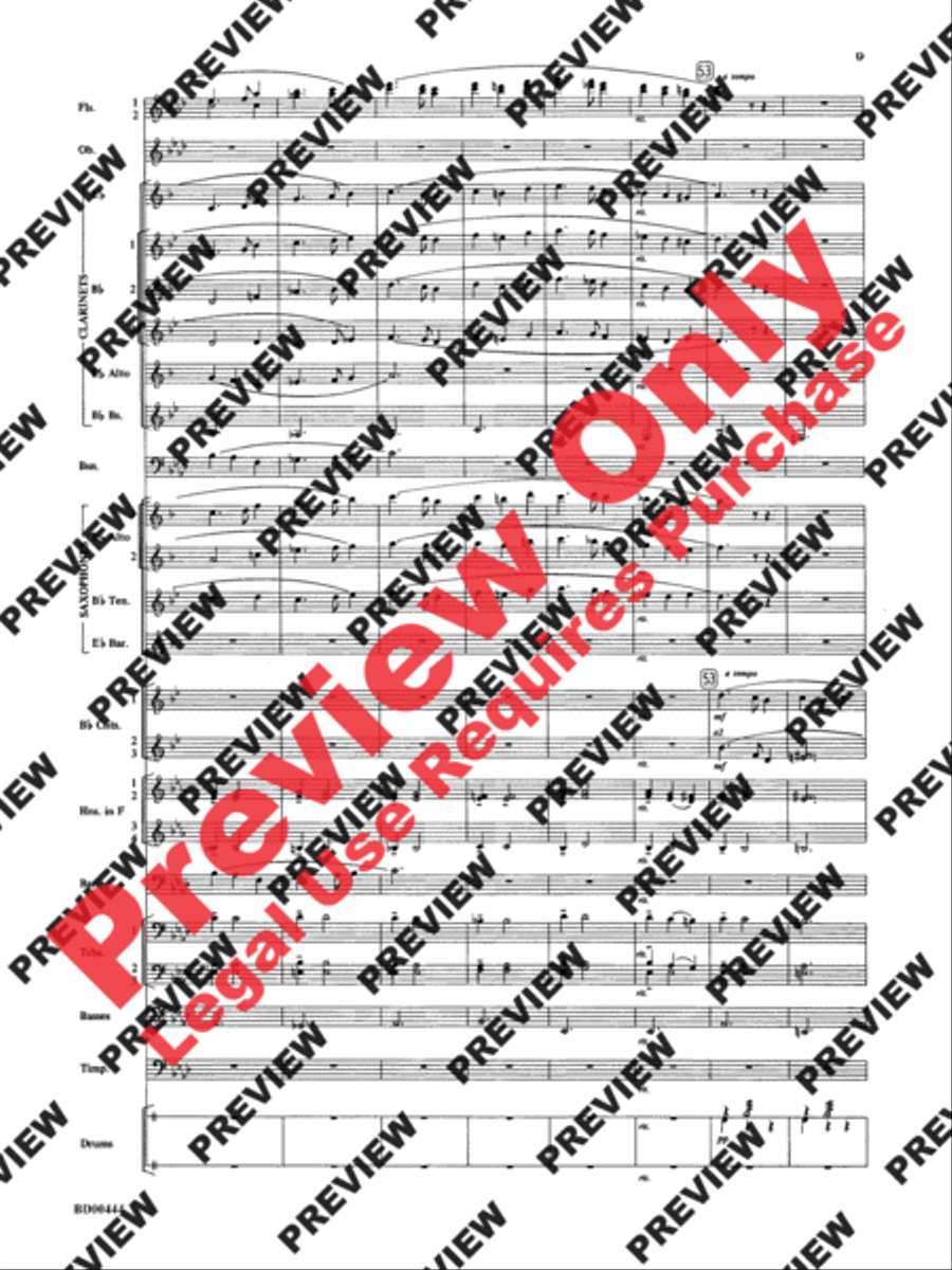 Lethbridge Overture Concert Band scores gallery preview page 10