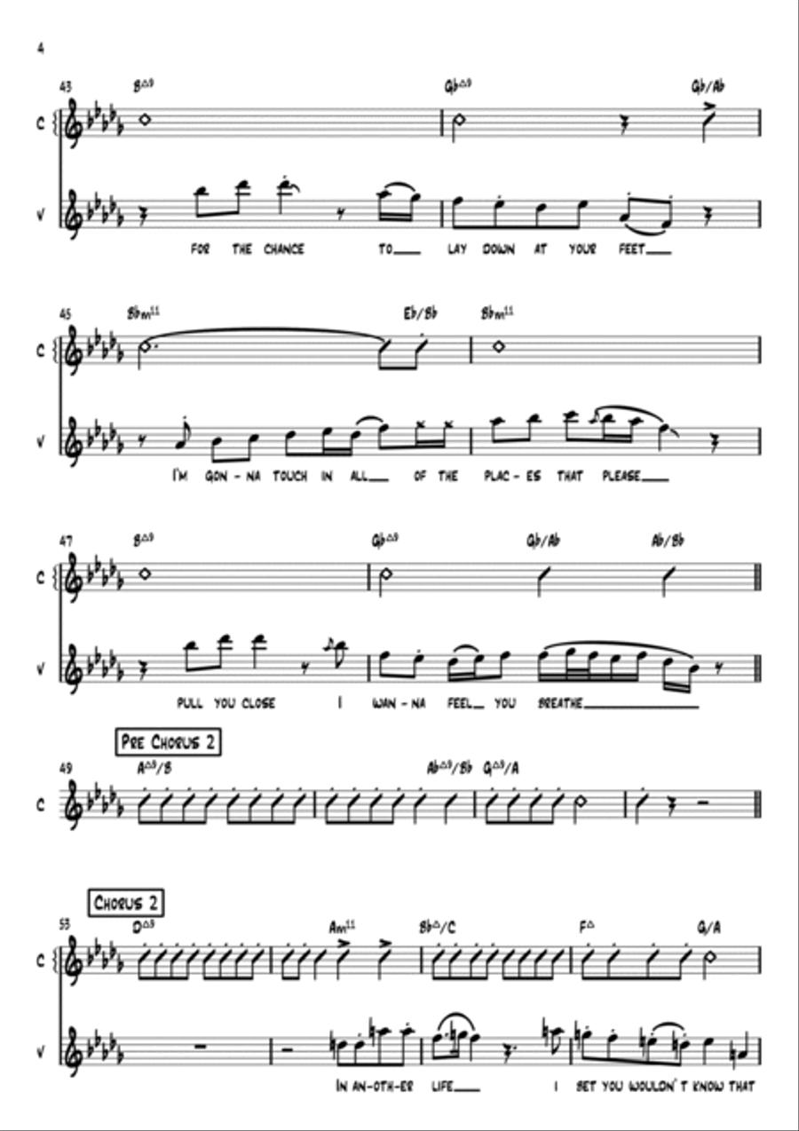 Another Life Piano Solo scores gallery preview page 4