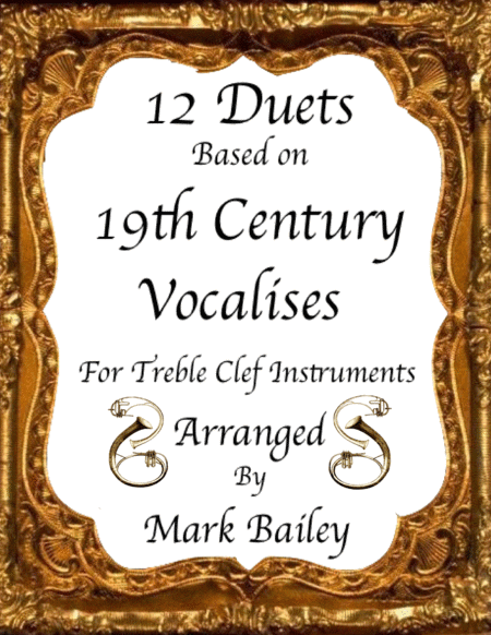 12 Duets based on 19th Century Vocalises (Treble Clef Instruments) image number null