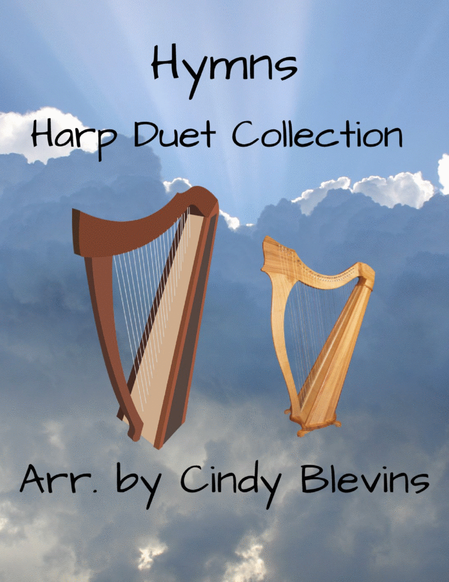 Hymns, Harp Duet Collection (10 arrangements) Harp scores gallery preview page 1