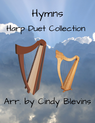 Book cover for Hymns, Harp Duet Collection (10 arrangements)