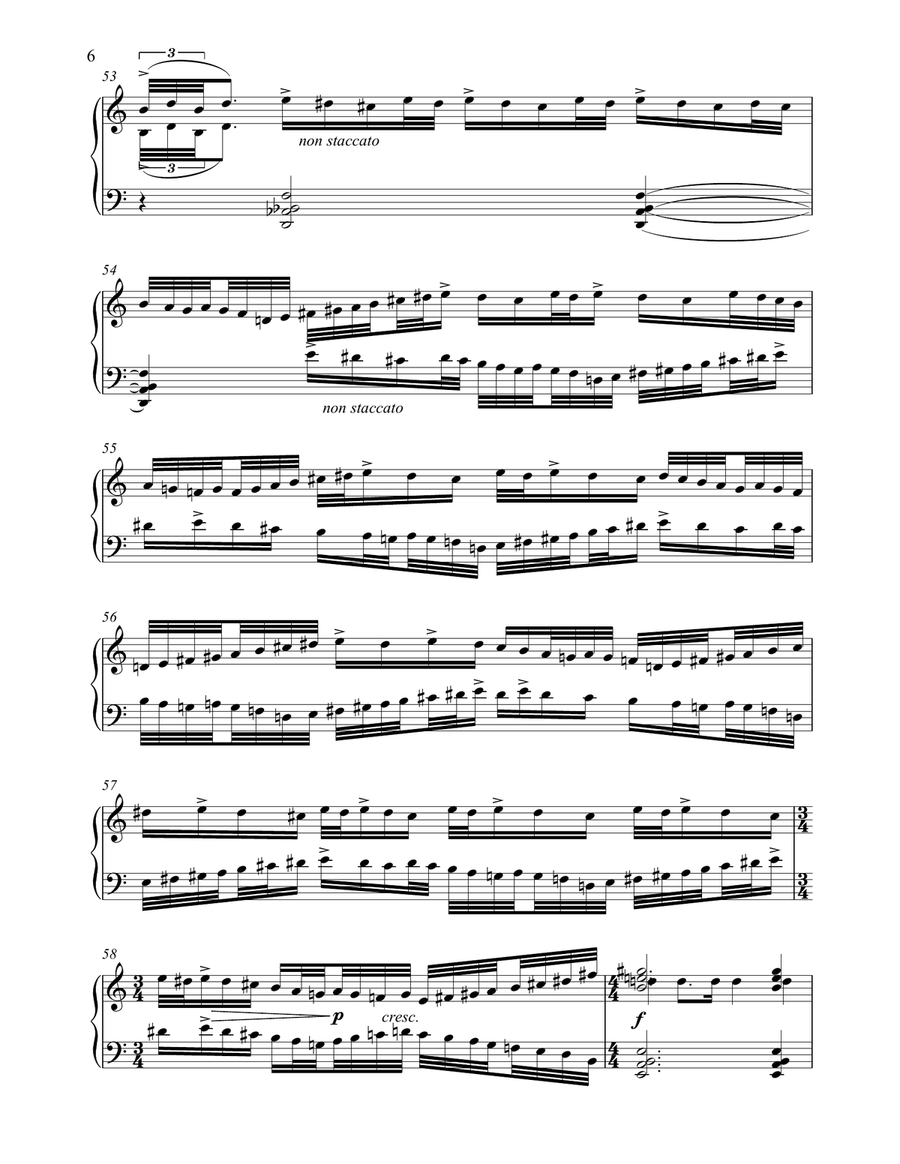 Scrunch (Study No 8 - Ommagio A Domenico Scarlatti) Piano Method scores gallery preview page 6