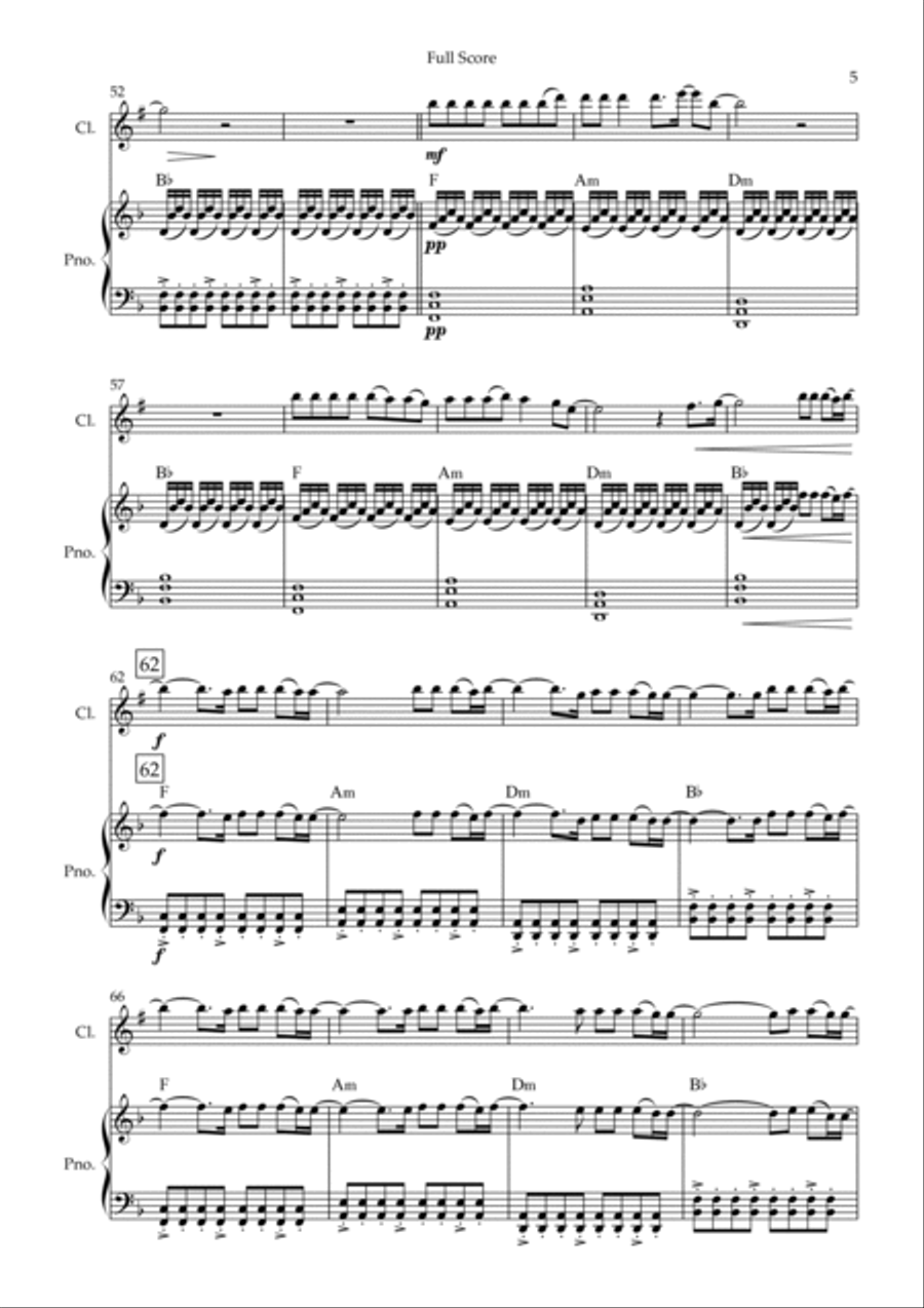 You Say B-Flat Clarinet scores gallery preview page 5