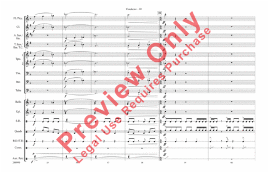 The Batman Theme (from Batman) Marching Band scores gallery preview page 11