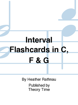 Book cover for Interval Flashcards in C, F & G