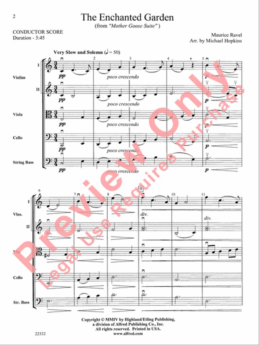 The Enchanted Garden The Enchanted Garden String Orchestra scores gallery preview page 3