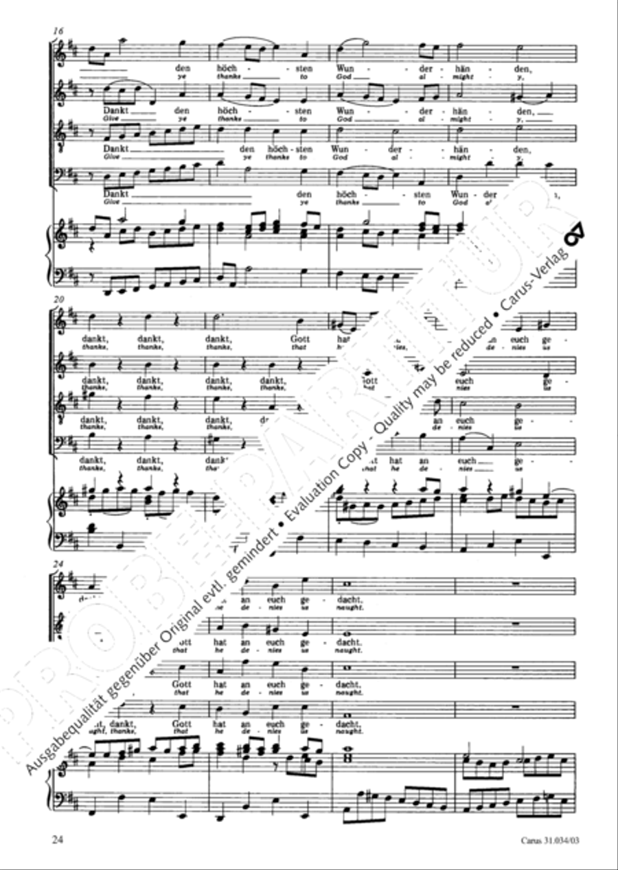 O fire everlasting (O ewiges Feuer, o Ursprung der Liebe) ATB scores gallery preview page 25