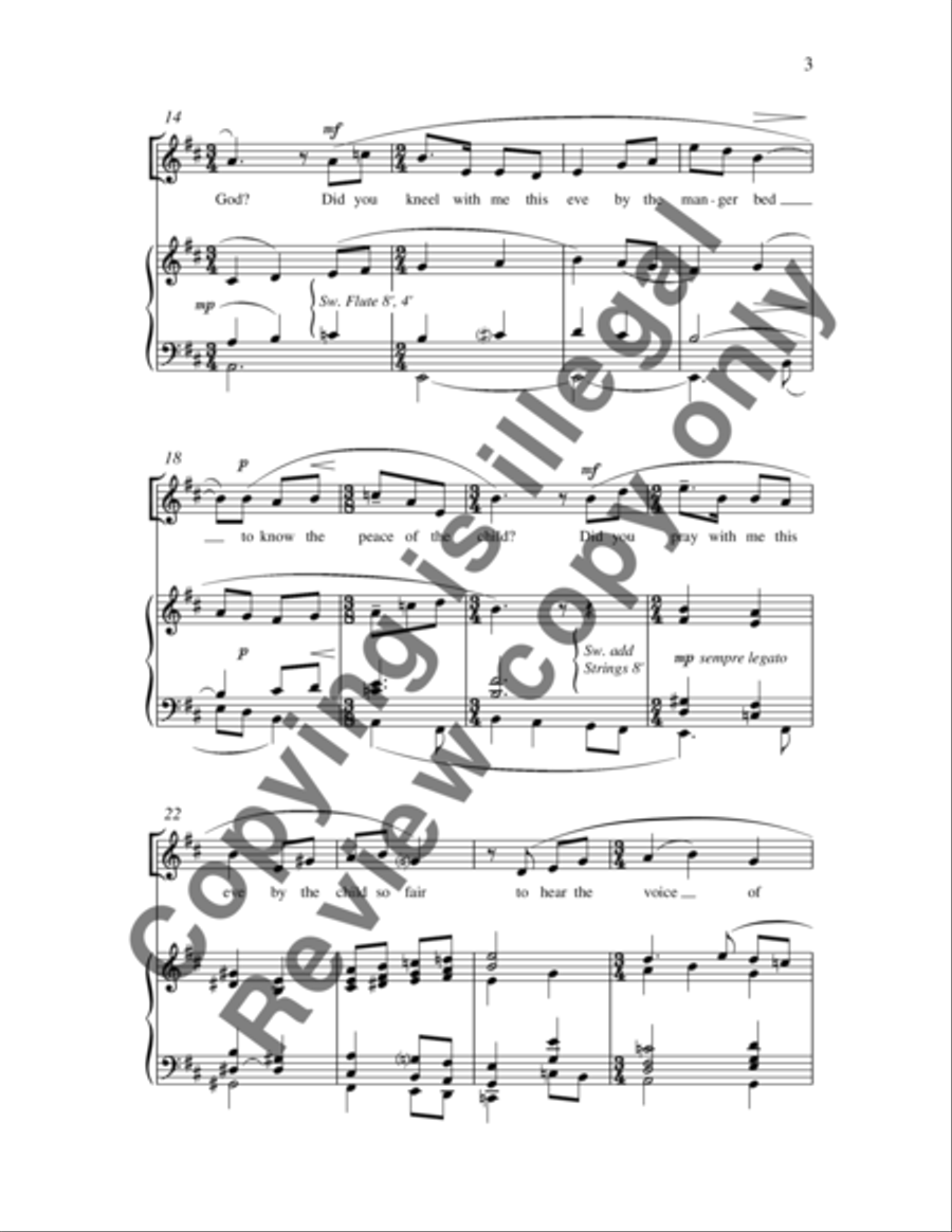 Christmas Eve Christmas Eve 3-Part scores gallery preview page 7