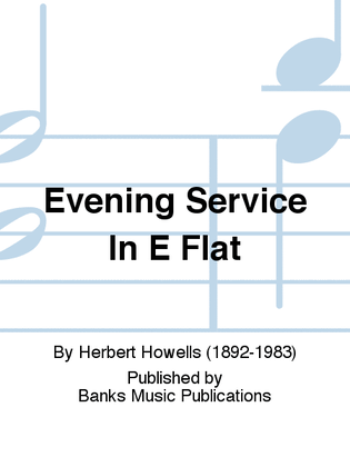 Evening Service In E Flat