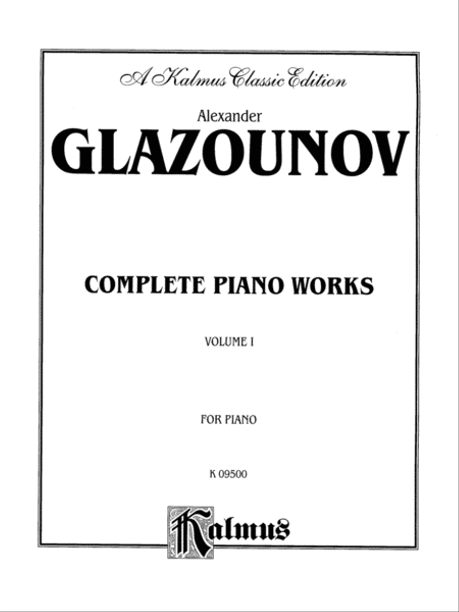Complete Works, Volume 1 Piano Solo scores gallery preview page 5