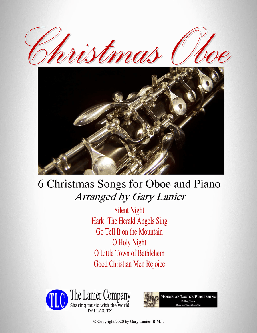 CHRISTMAS OBOE (6 Christmas songs for Oboe & Piano with Score/Parts) image number null