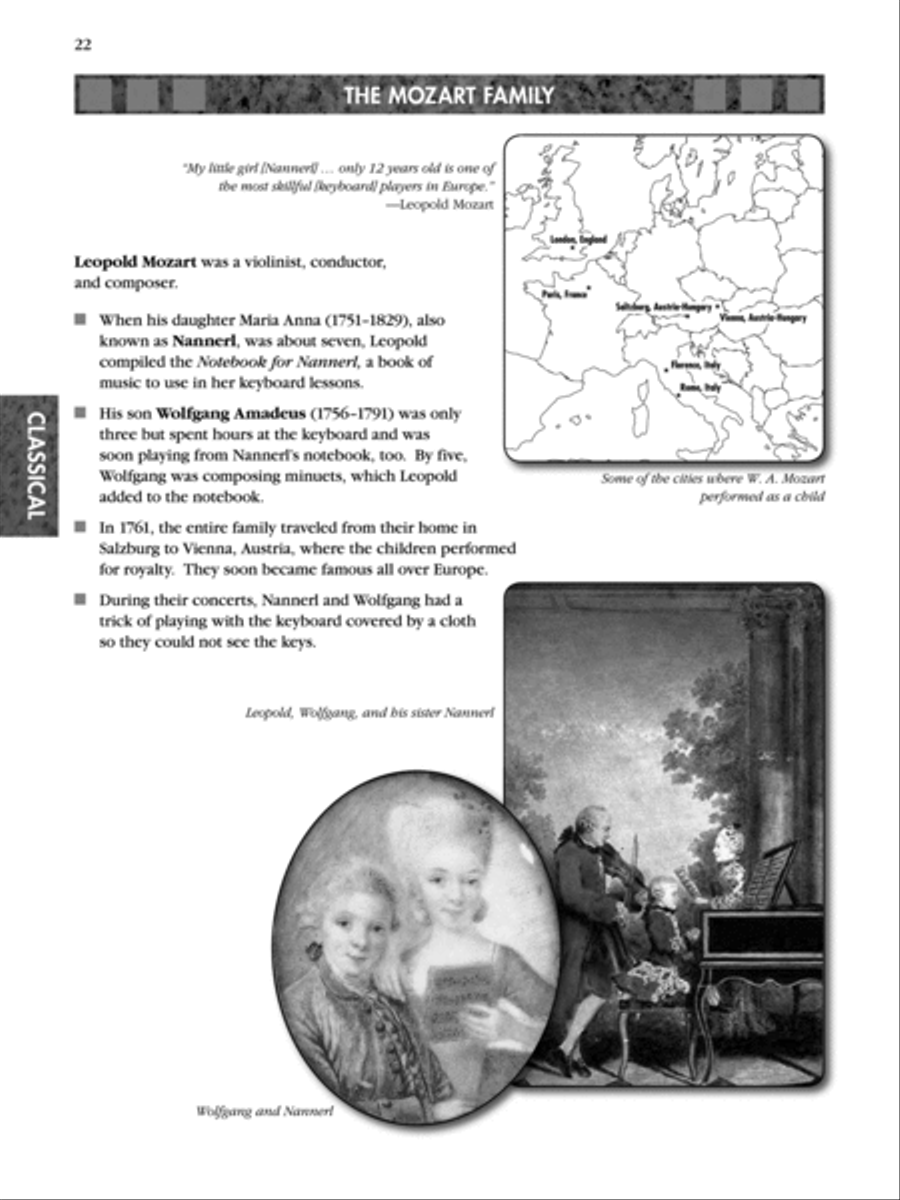 Exploring Piano Classics Repertoire Easy Piano scores gallery preview page 6