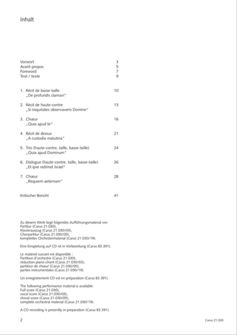 De profundis Men's Choir scores gallery preview page 3