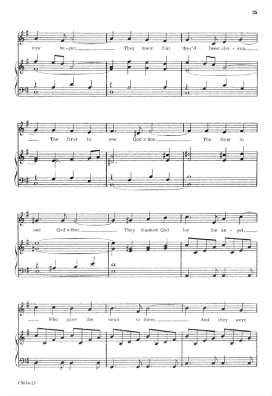 The Brightest Star Unison Choir scores gallery preview page 25