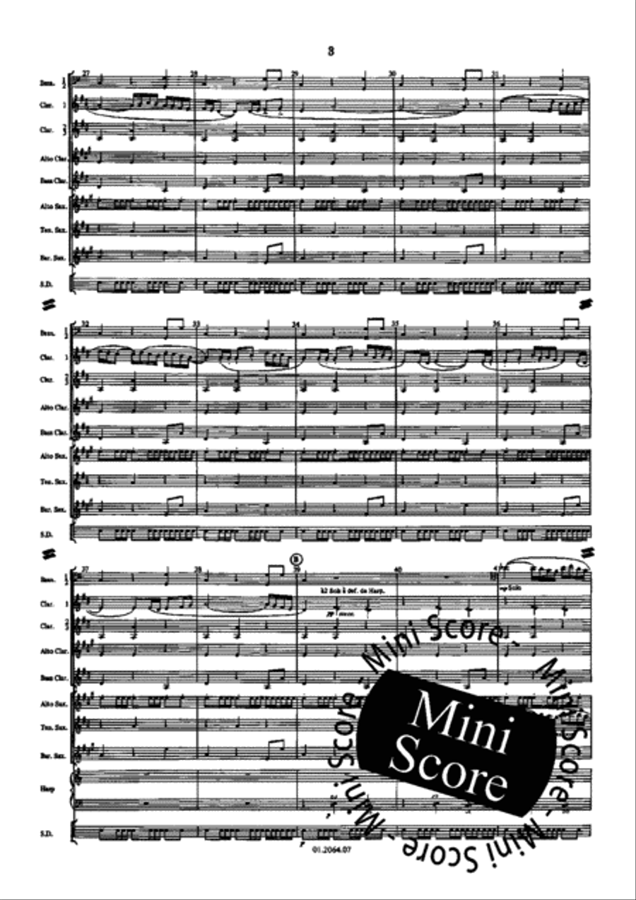 Bolero Concert Band scores gallery preview page 7