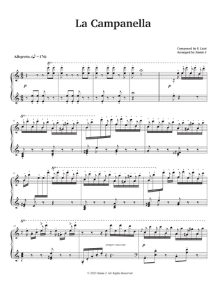 La Campanella (Advanced Intermediate) - Easy key (A minor)