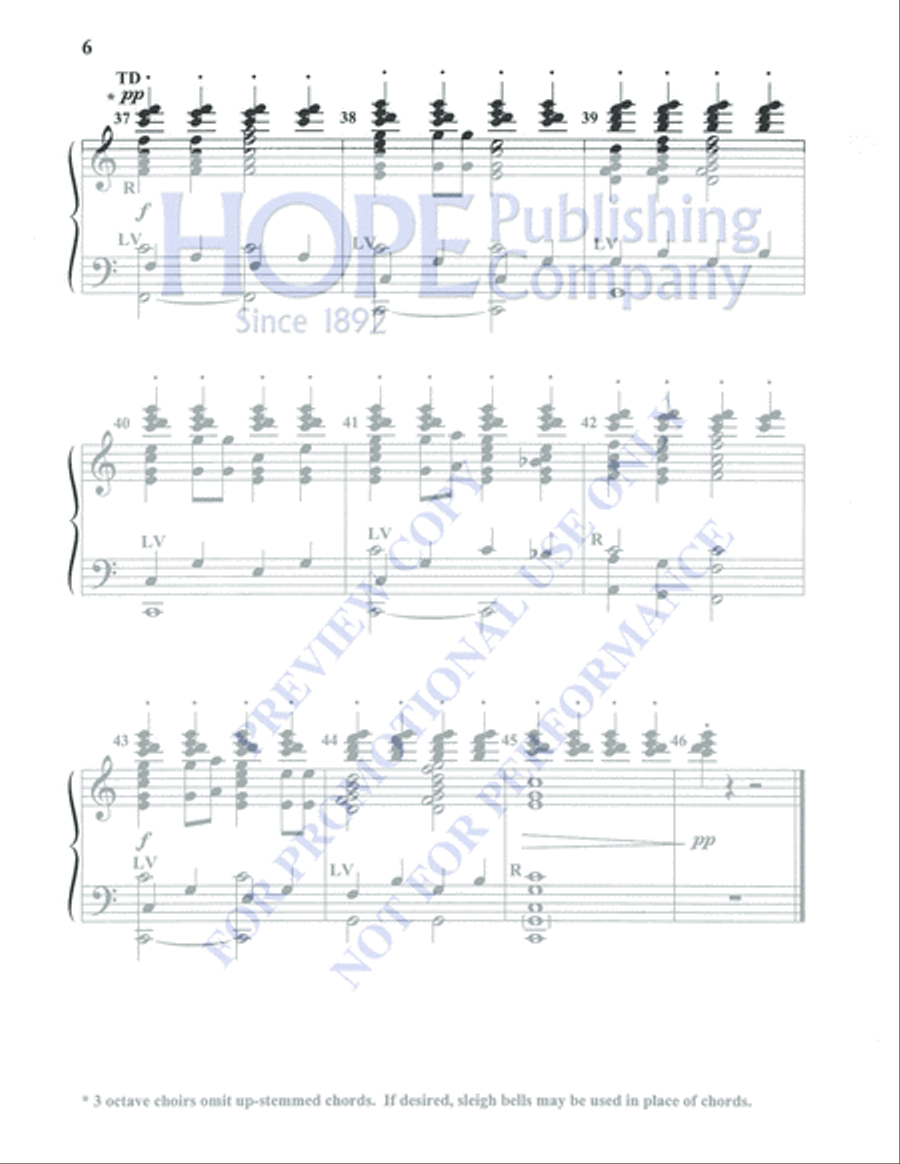 Holiday Favorites for Handbells 5-Octaves scores gallery preview page 8