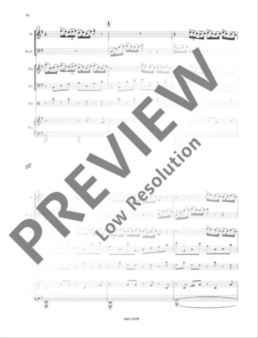 Kick Bass Clarinet scores gallery preview page 21