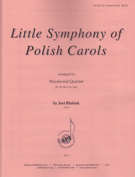 Little Symphony of Polish Carols - woodwind quintet image number null
