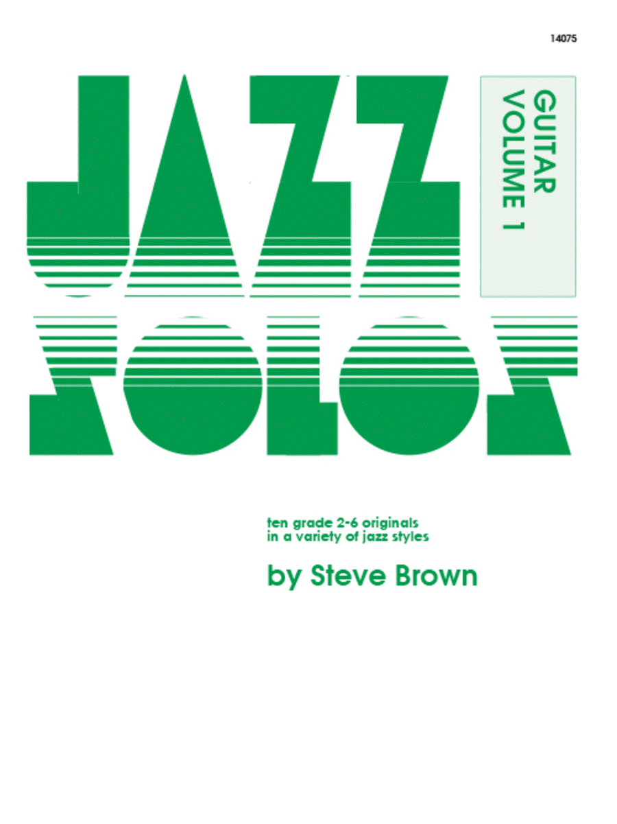 Jazz Solos For Guitar, Volume 1